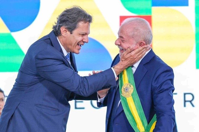 Haddad e Lula -  (crédito: Ricardo Stuckert/Planalto)