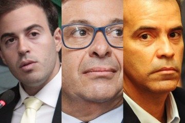 Gilson Filho, Gilson Machado Neto e Coronel Alberto Feitosa, todos do PL-PE, articulam migração para o PP - (crédito: Julianne Guimarães) Gilson Filho, Gilson Machado Neto e Coronel Alberto Feitosa, todos do PL-PE, articulam migração para o PP - (crédito: Julianne Guimarães)