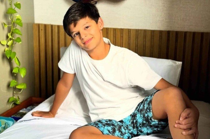 Bernardo tem 12 anos e é o caçula do sertanejo - (crédito: Reprodução/Instagram/@bbaraujo) Bernardo tem 12 anos e é o caçula do sertanejo - (crédito: Reprodução/Instagram/@bbaraujo)